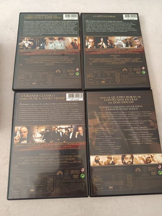 DVD coleção o padrinho