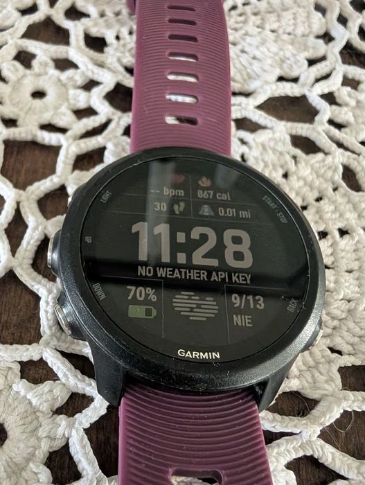 Garmin forerunner 245ardzo dobry plus, zero zarysowań ekranu. Bateria w stanie idealnym.