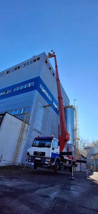 zwyżka z operatorem 25m/27m  HDS + Wywrotka - Cały Śląsk