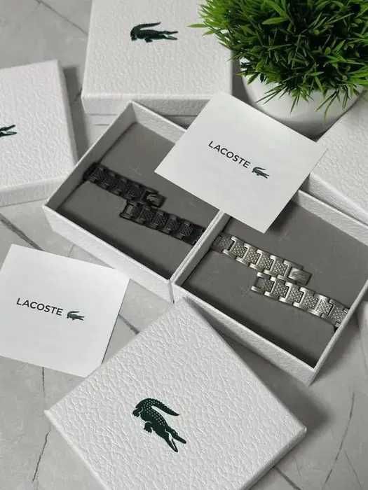 НОВІ! Браслети Lacoste, лакоста браслет, лакосте, новий, унісекс, чорний та світлий нові