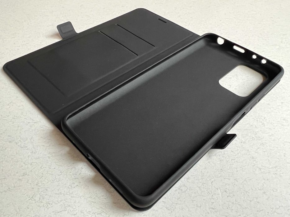 Redmi Note 10 Pro чохол-книжка Wave Flap чорний еко кожа чехол