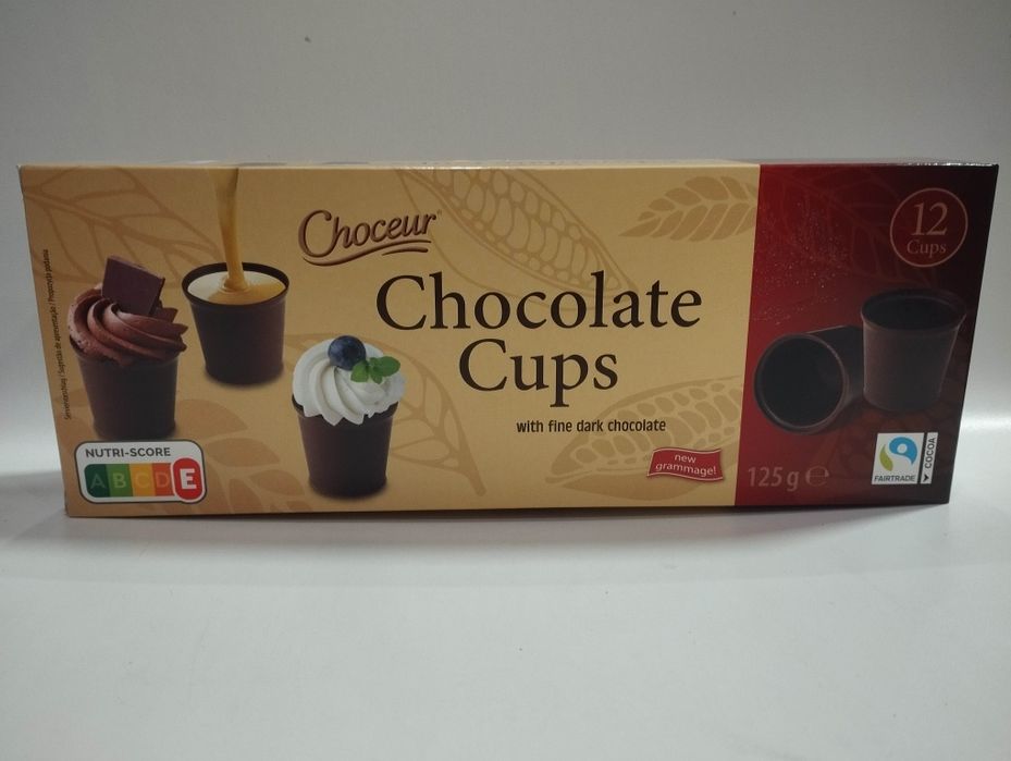 Kubeczki czekoladowe do drinków