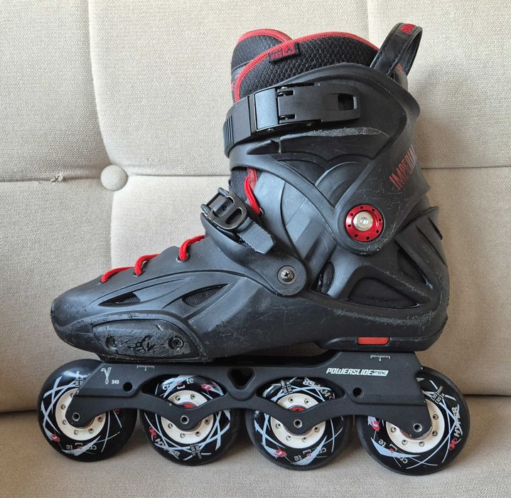 Powerslide Imperial FSK EU 43, Hyper +G 80mm (79,5), 85A, nowe klamry/paski