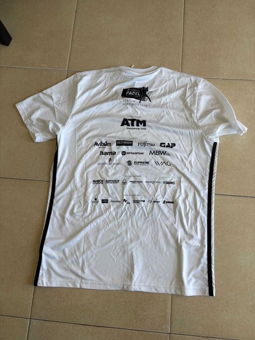 T-shirt de Padel - SL Benfica - Adidas - NOVA - Tamanho: L