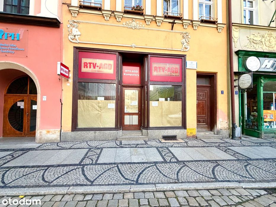 Ścisłe centrum  Świdnicy! Lokal z witryną na płytę rynku!