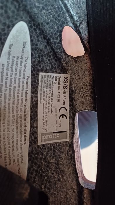 Kask dzieciecy 46-52