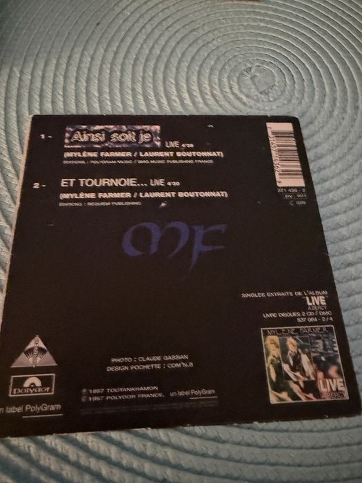 Mylene Farmer - Ainsi Soit Je Live - CD carton