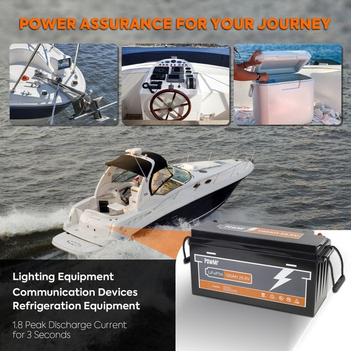 Акумулятори PowMr LiFePO4 25.6V 100Ah