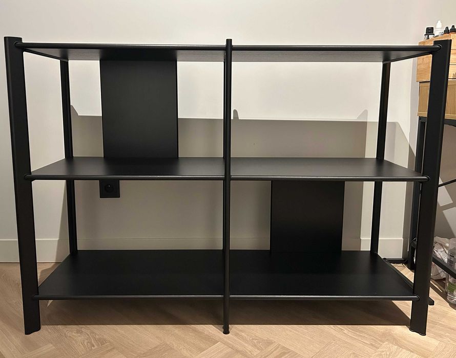 Regał IKEA JÄTTESTA 120x85 cm - czarny / stan bardzo dobry