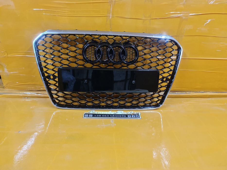 Решетка радиатора в стиле S и RS для AUDI А3 А4 A5 А6 А7 Q5 Q7 Q8