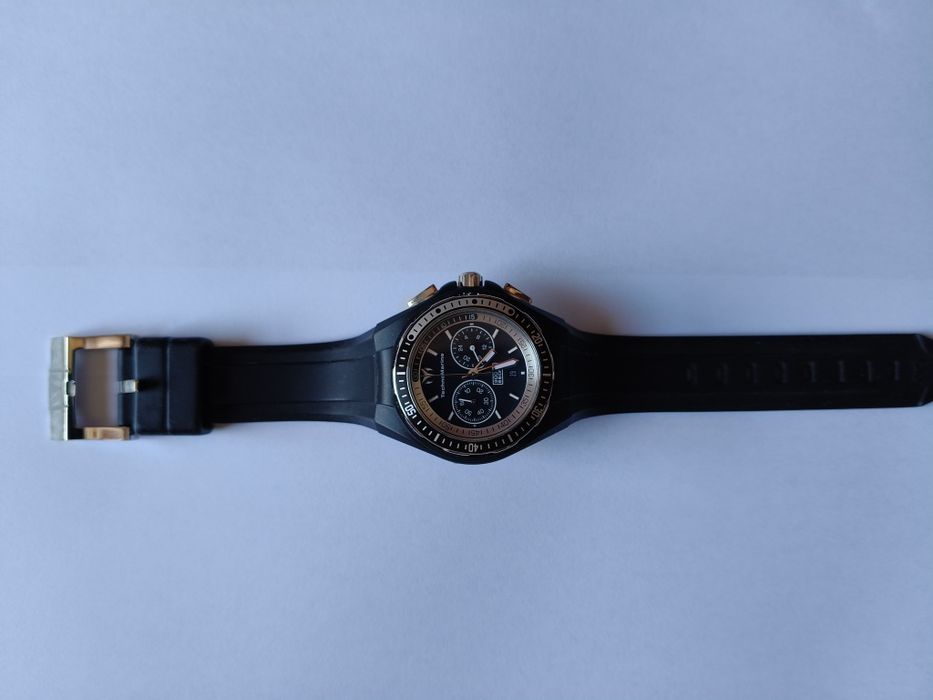 TechnoMarine Cruise Chronograph preto c/ caixa e documentos