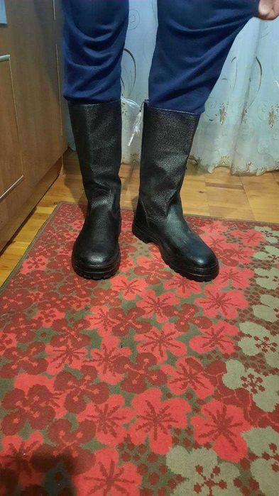 Сапоги рабочие утепленные. Новые