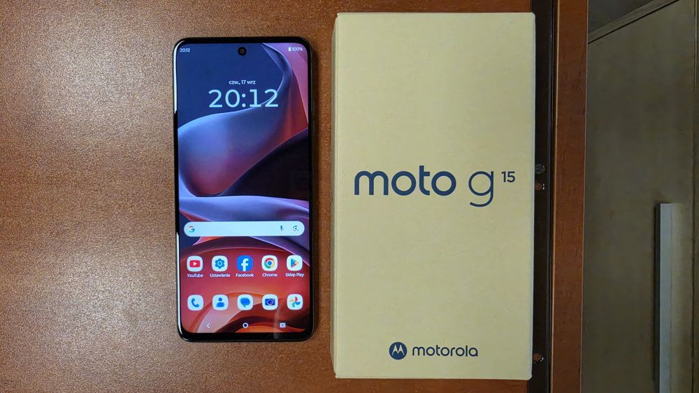 Motorola Moto G15 Dual Sim 128GB/8GB RAM szara, stan bdb, gwarancja
