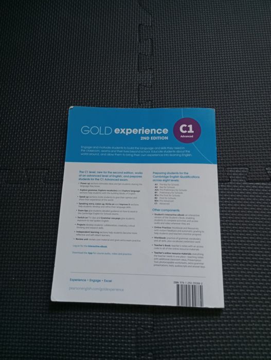 Książka gold experience C1 2nd edition