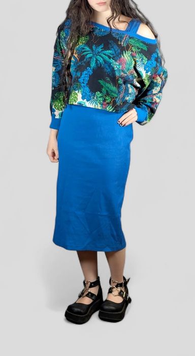 Nowy zestaw letni Sukienka na ramiączkach  + bluza L