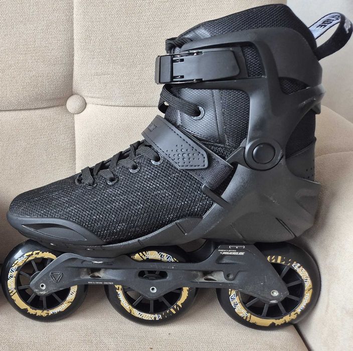 Powerslide Xenon EU 44, 3x100 Trinity, nowy but, nowe koła i łożyska