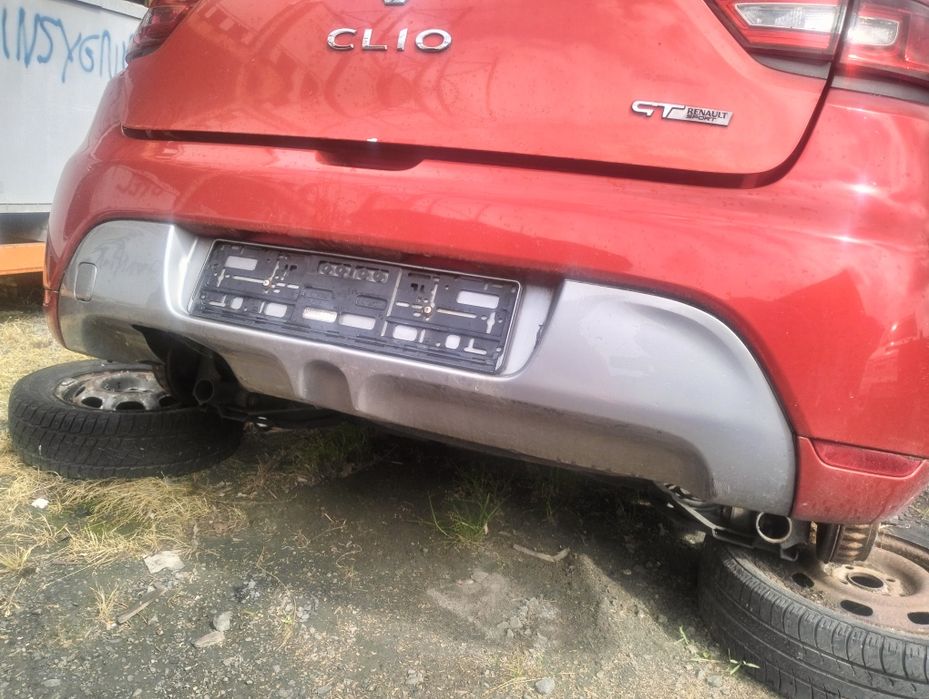 Renault Clio 4 GT zderzak tylny kompletny 4 pdc kolor tennp