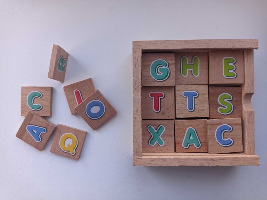 Lernbox Buchstaben Германия детская игра Учим алфавит из коробки Новое