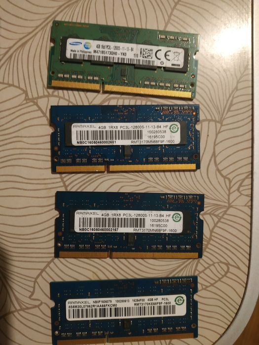 Ddr3 so dimm 8 gb 2 шт по  4 gb комплект  для ноута