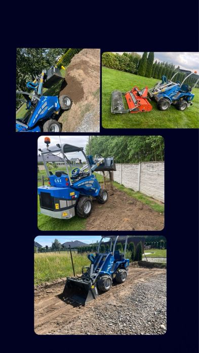 Usługi Glebogryzarką separacyjną broną zakładanie trawników z siewu