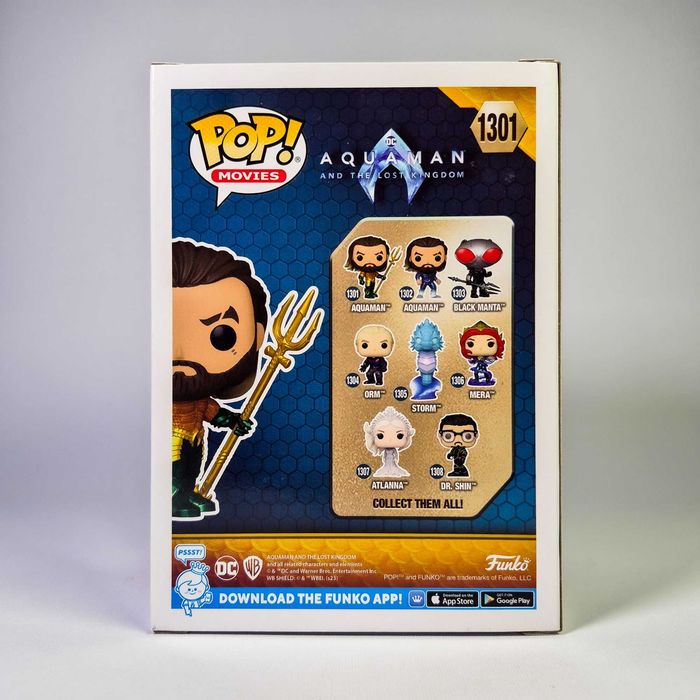 Funko POP: Aquaman 1301 Diamond (DC) + захисний протектор