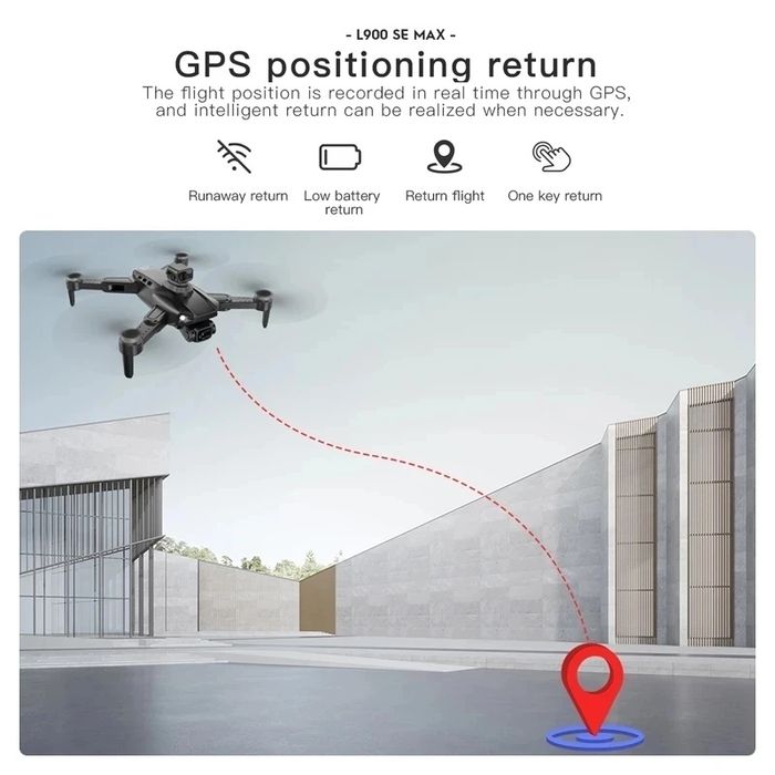 АКЦІЯ_Drone L900 Pro se та Max GPS optical квадрокоптер дрон