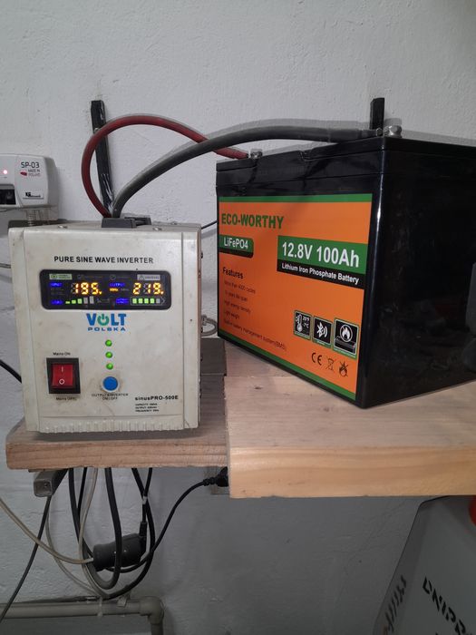 Вольт польська на 500 ват + акум літій жилізо фосфат 2 тижні у користю