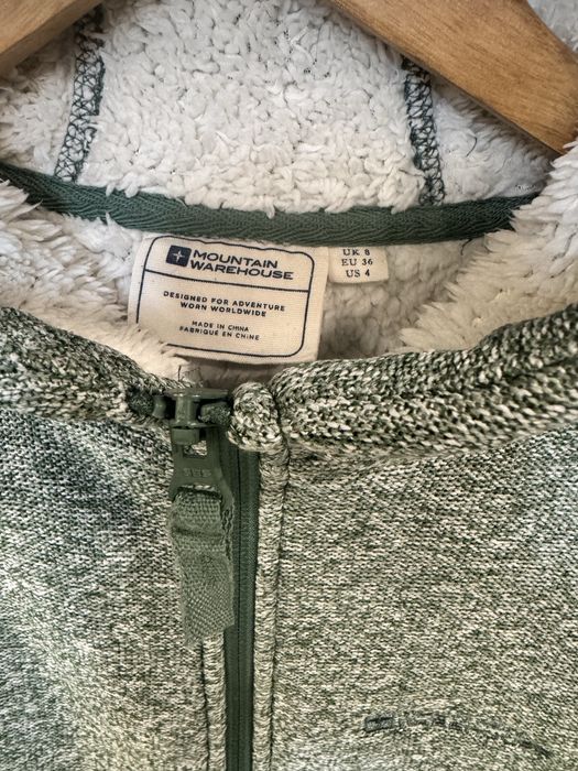 Жіноча флісова кофта Mountain Warehouse Green Nevis Longline, р. S