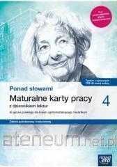 ^NOWA^ Ponad słowami 4 Podręcznik + Karty Pracy Nowa Era