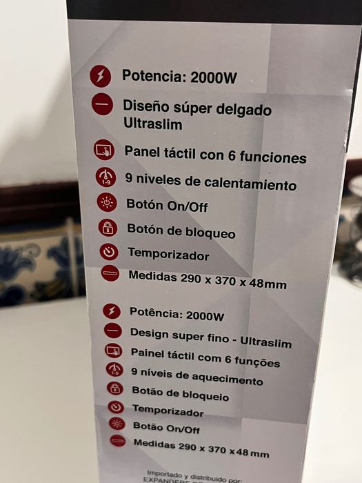 Placa de indução Fagor Lexie- 2000W