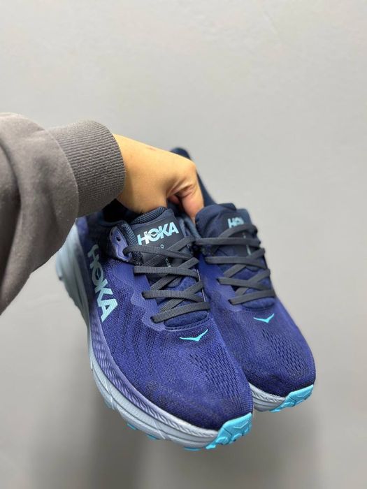 ФЛАГМАН! HOKA ONE ONE Challenger Atr 7 Grey Black Blue 41 - 45