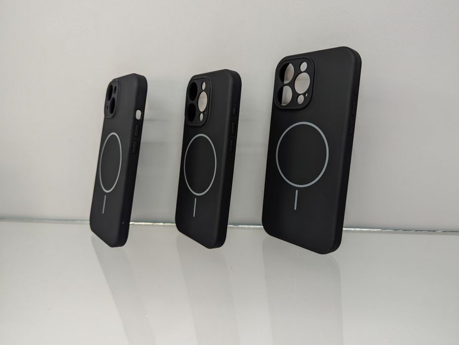 Iphone всі моделі 15 Pro Max MagSafe Противоударный чехол Софт Тач