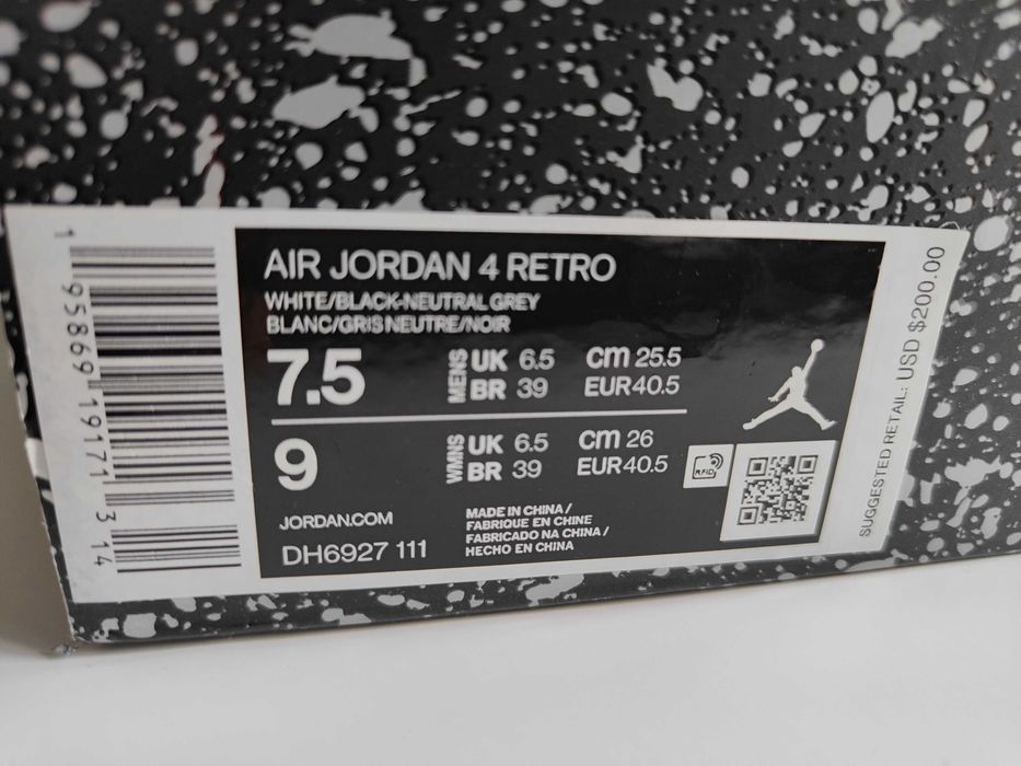 Air Jordan 4 Military Black | używane