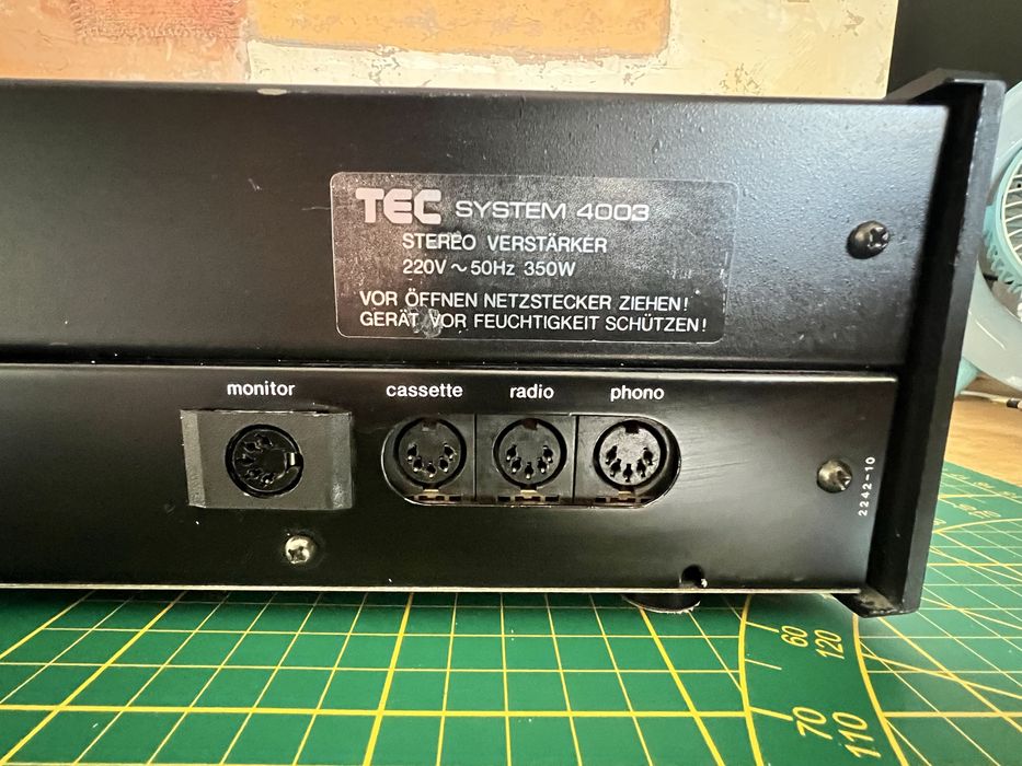 Wzmacniacz  TEC  4003 … wycieraczki :)