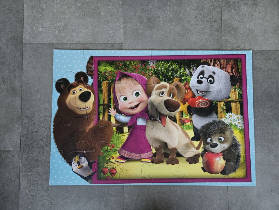 Puzzle dla 3 latka - 7 sztuk