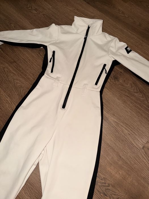 Лижний білий комбінезон asos 4505 розмір xs-s