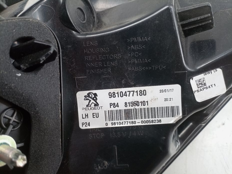 Farolim Stop Esquerdo - PEUGEOT 3008 SUV (M_) | 16 -