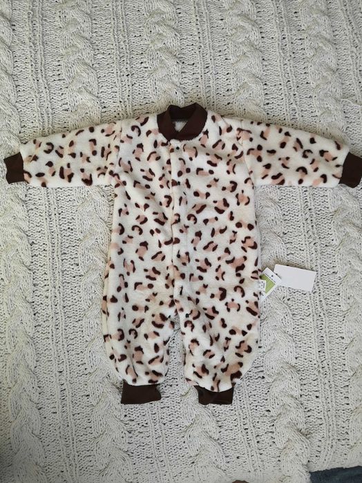 Ciepły kombinezon przejściowy pajacyk 68 74