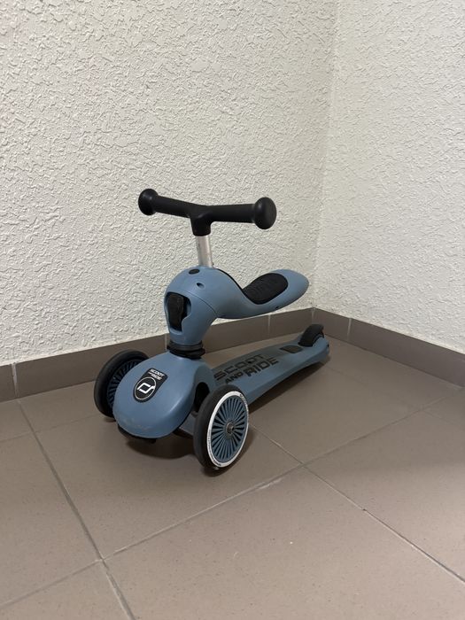 Cамокат Scoot and Ride 2 в 1 Highwaykick Steel