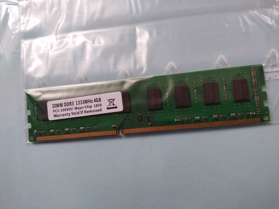 Оперативная пам'ять DDR3 4GB 1333MHz (PC3-10600) для ПК