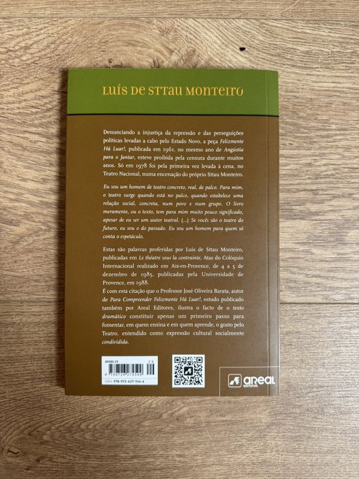 Livro “Felizmente há luar!” - 12.º ano| Português