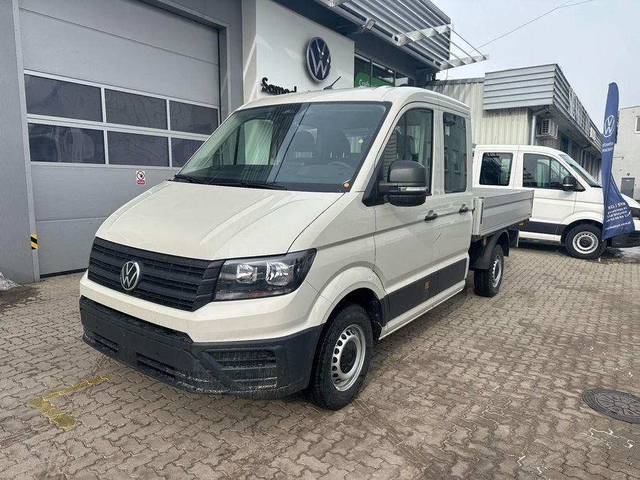 Volkswagen Crafter  Podwójna kabina, 140 KM, czujniki parkowania, kamera cofania