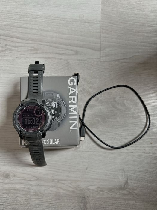 Garmin Instinct 2X Solar – stan jak nowy + kabel do ładowania