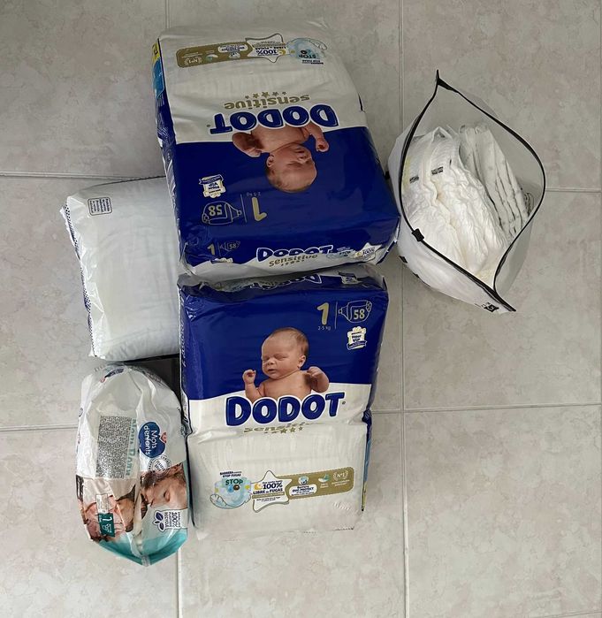 Fraldas bebe dodot