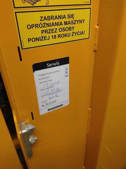 BELOWNICA BRAMIDAN B4 prasa do folii / kartonów /JAK NOWA/ F-VAT