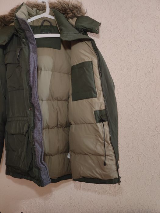 Пуховик Benetton, зимова куртка парка чоловіча мужская зимняя теплая