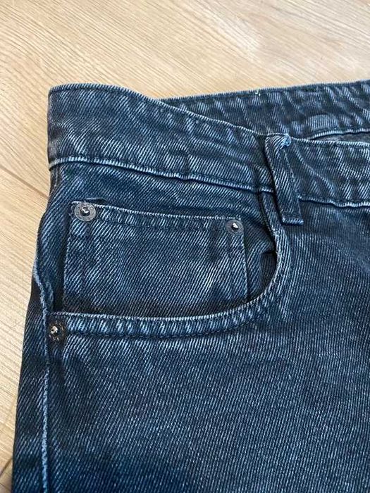 Spodnie męskie jeansy Levis 513 black washed czarny stone denim Y2k