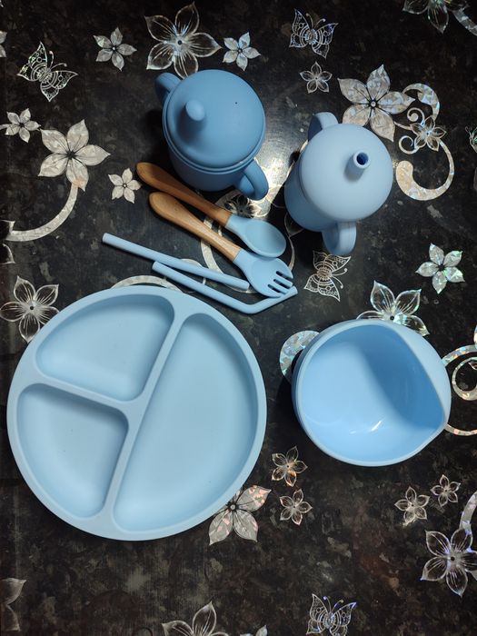 Силіконовий дитячий посуд