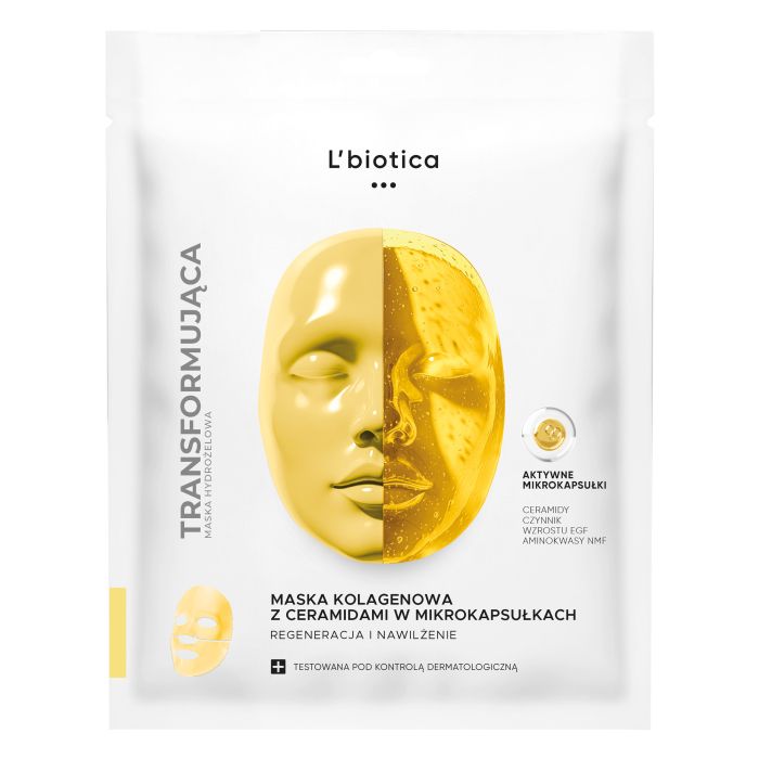 L'biotica Maska z ceramidami w mikrokapsułkach  Nawilżenie 1szt.