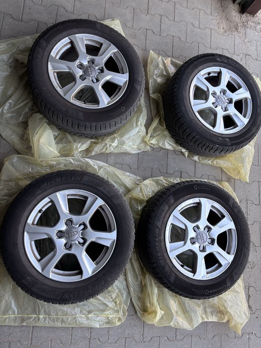 Koła Audi a4 zimowe 225/55/16 opony 2 sezonowe